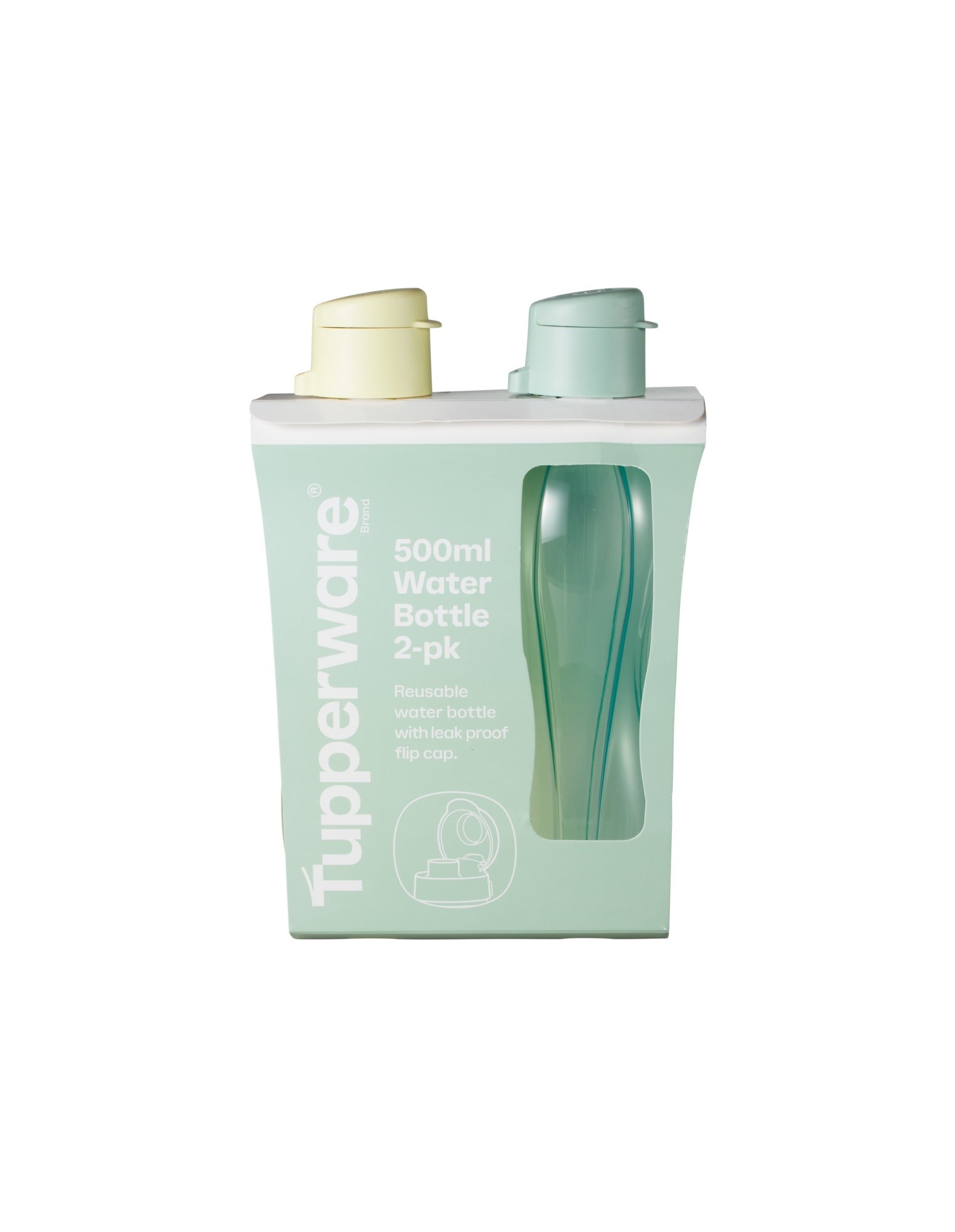 Tupperware Eco Water Bottle Set of 2 500ML
