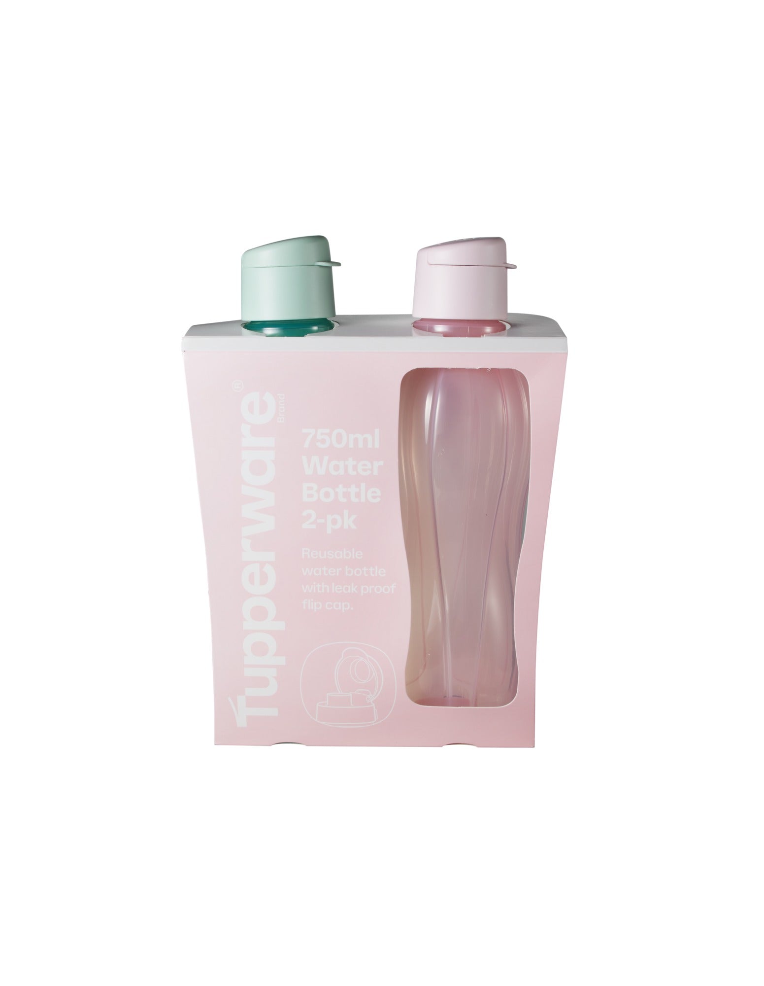Tupperware Eco Water Bottle Set of 2 750ML