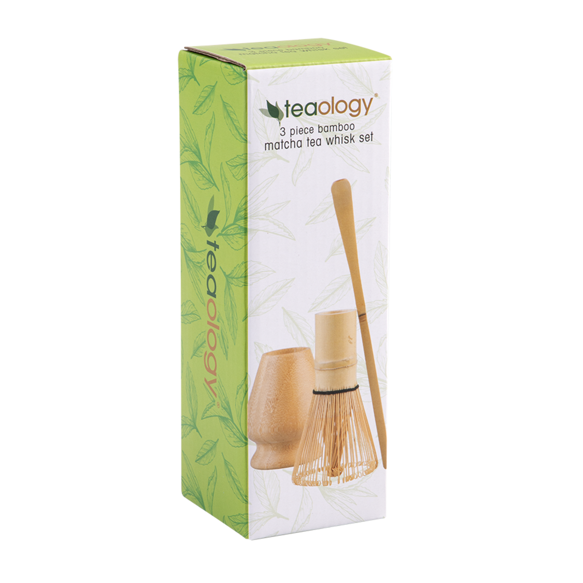 Teaology Bamboo 3 Piece Matcha Tea Whisk Set