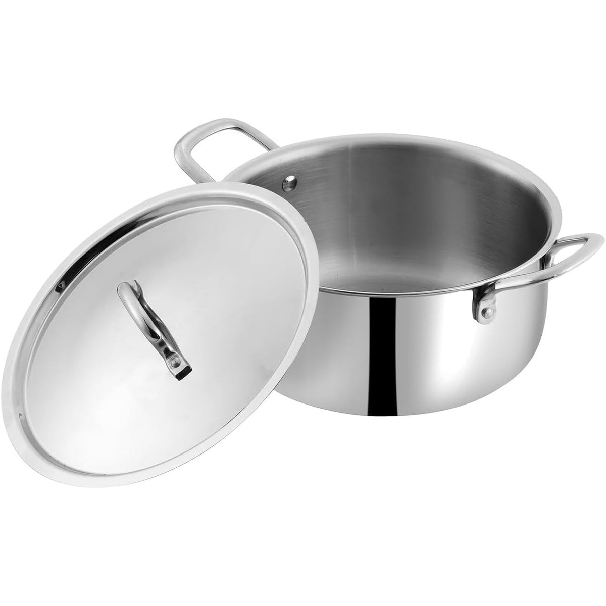 Vinod Stainless Steel Triply Casserole with Lid 30cm