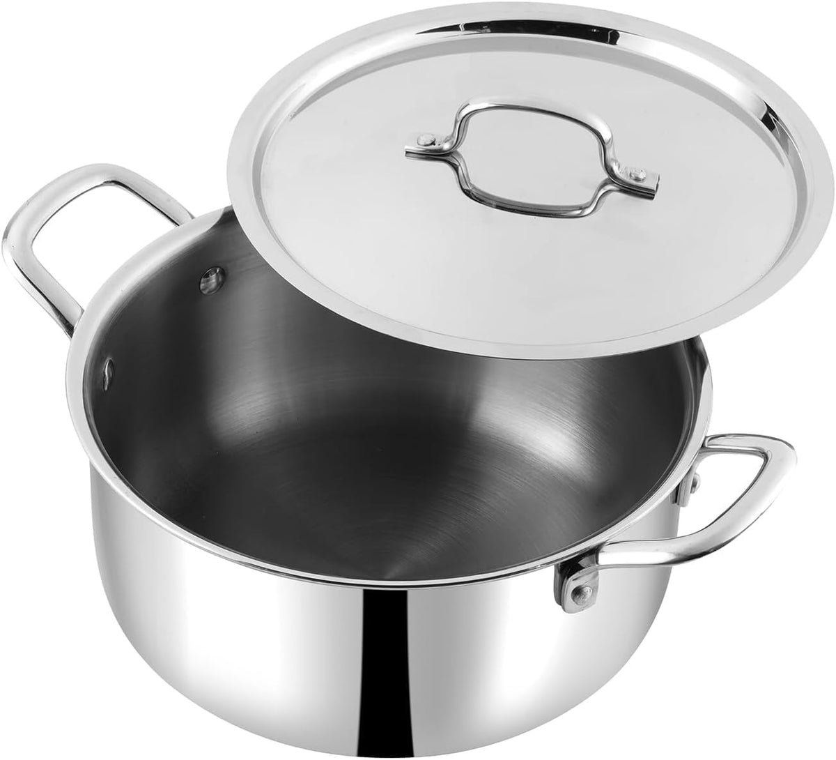 Vinod Stainless Steel Triply Casserole with Lid 30cm