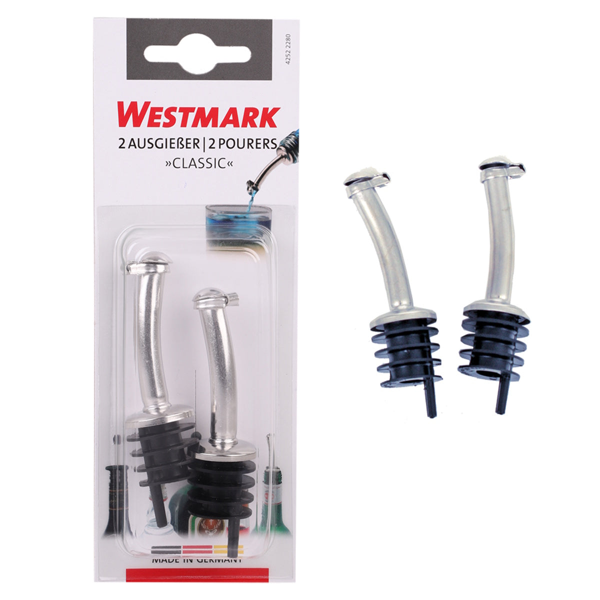 Westmark Deluxe Bottle Pourers Pack 2