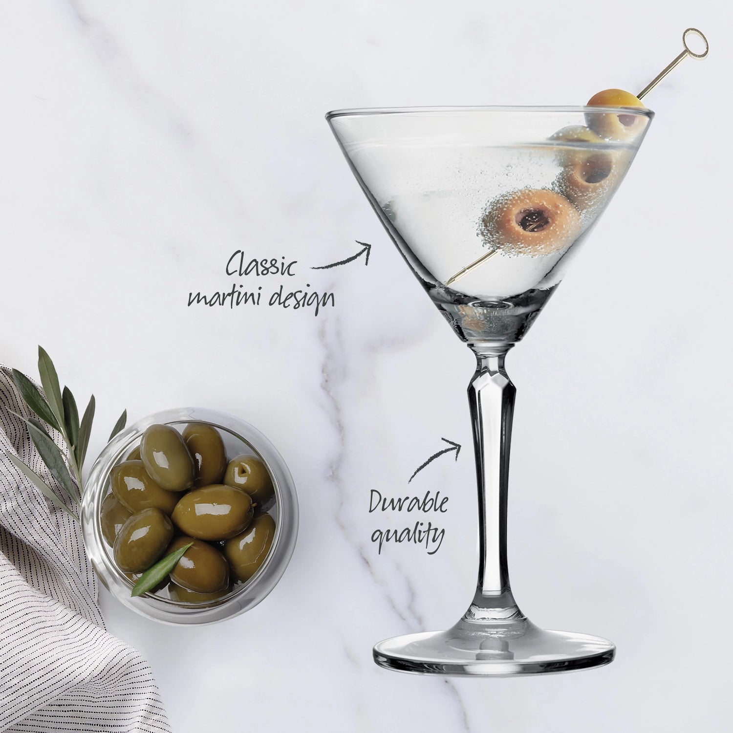 Wiltshire Salute Martini 215ml Set of 4