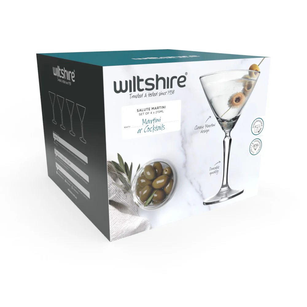 Wiltshire Salute Martini 215ml Set of 4
