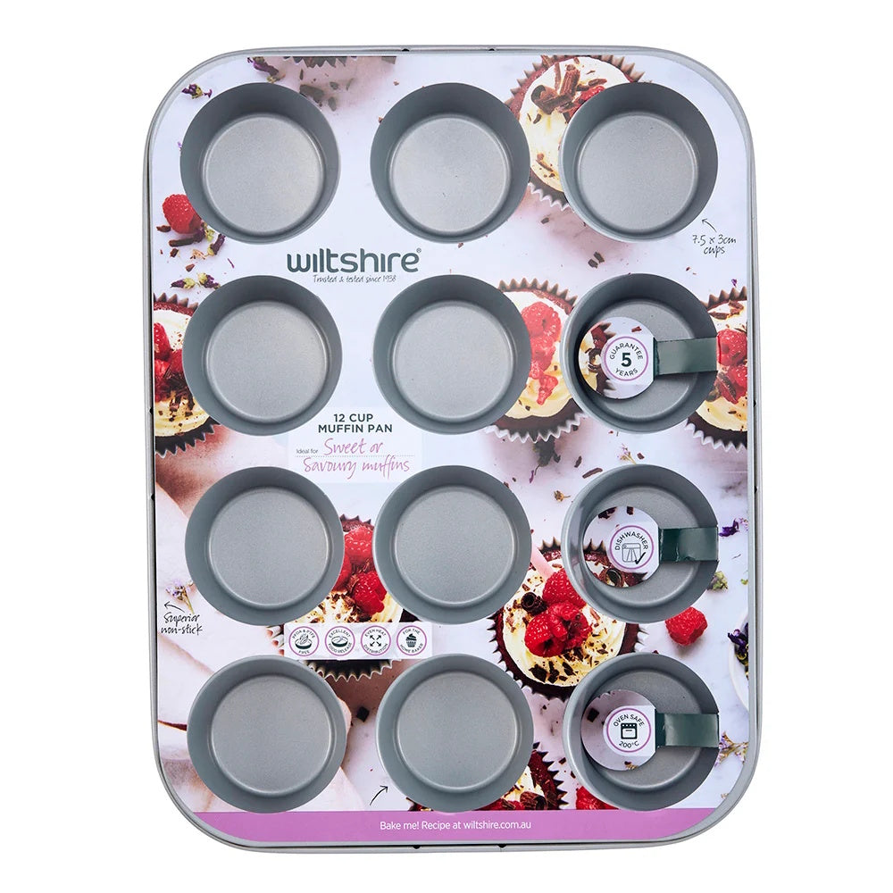 Wiltshire Two Tone Muffin Pan 12 Cup Purple