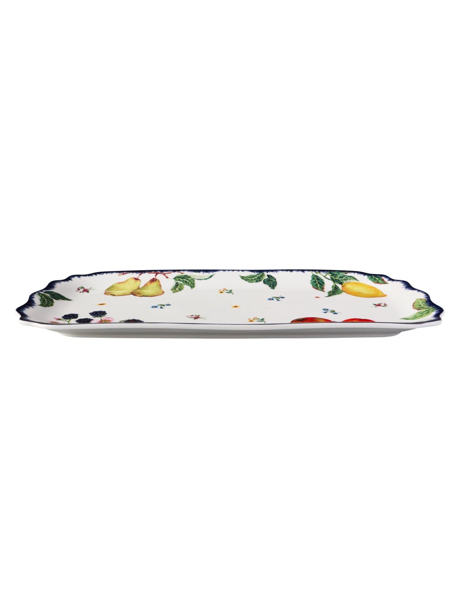 Casa Domani Frutta Scallop Oblong Platter 30.5x15cm Gift Boxed