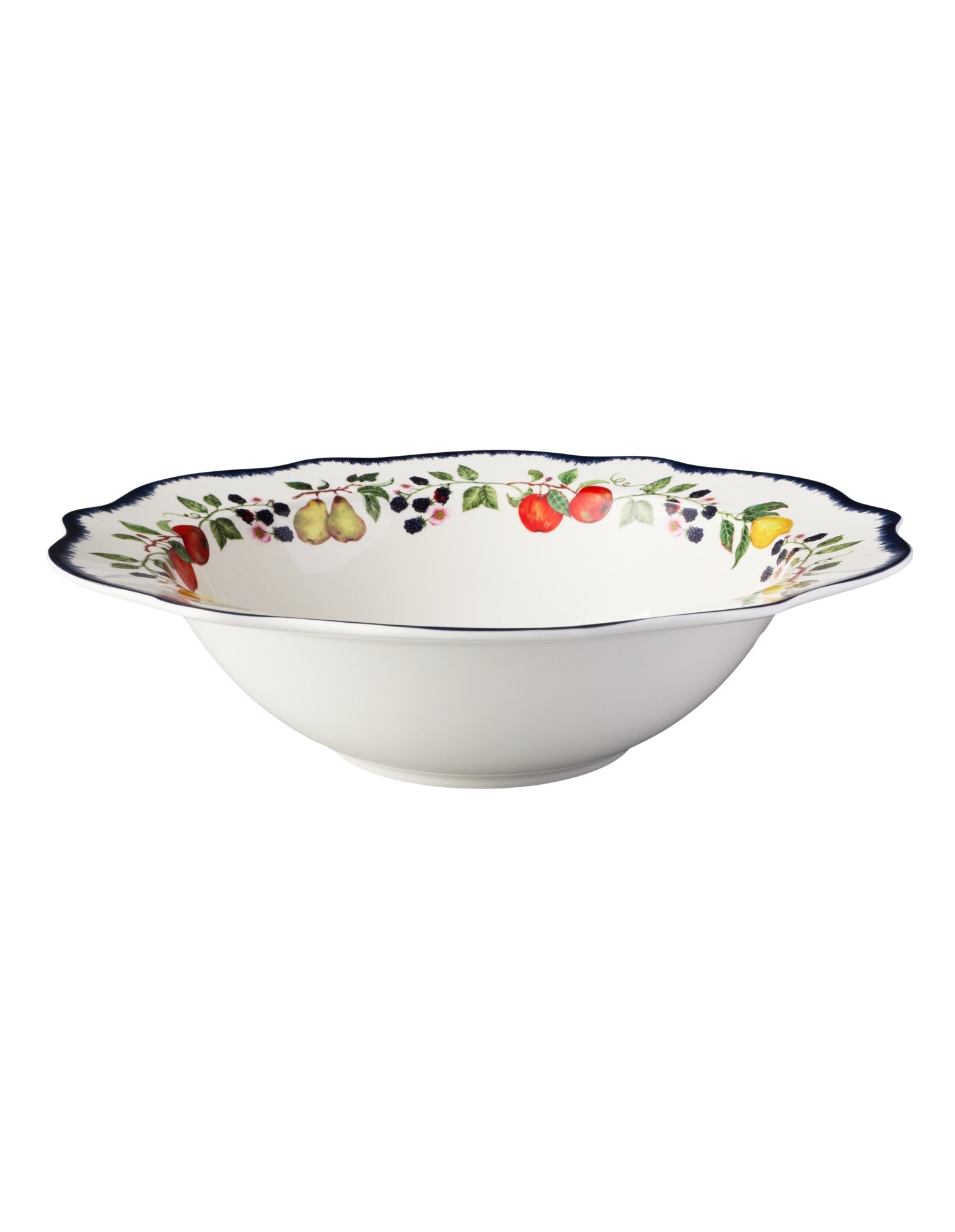 Casa Domani Frutta Scallop Rim Serving Bowl 29x8cm Gift Boxed