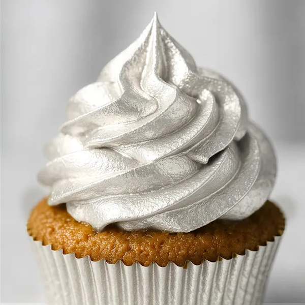 Over The Top Metallic Food Spray Pearl White 48g