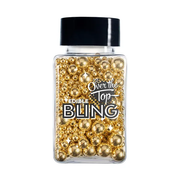 Over The Top Edible Bling Gold Balls Medley 2mm-8mm 75g