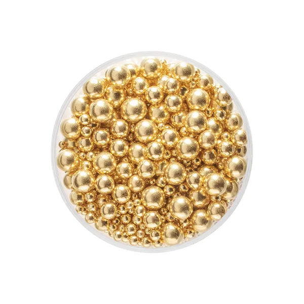 Over The Top Edible Bling Gold Balls Medley 2mm-8mm 75g