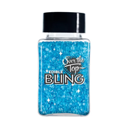 Over The Top Edible Bling Sanding Sugar - Blue 80g