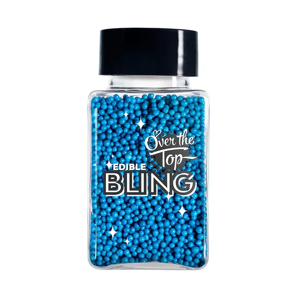 Over The Top Edible Bling Sprinkles - Blue 60g