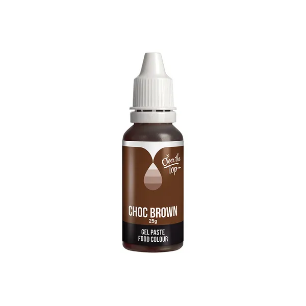Over The Top Food Colour - Chocolate Brown 25g