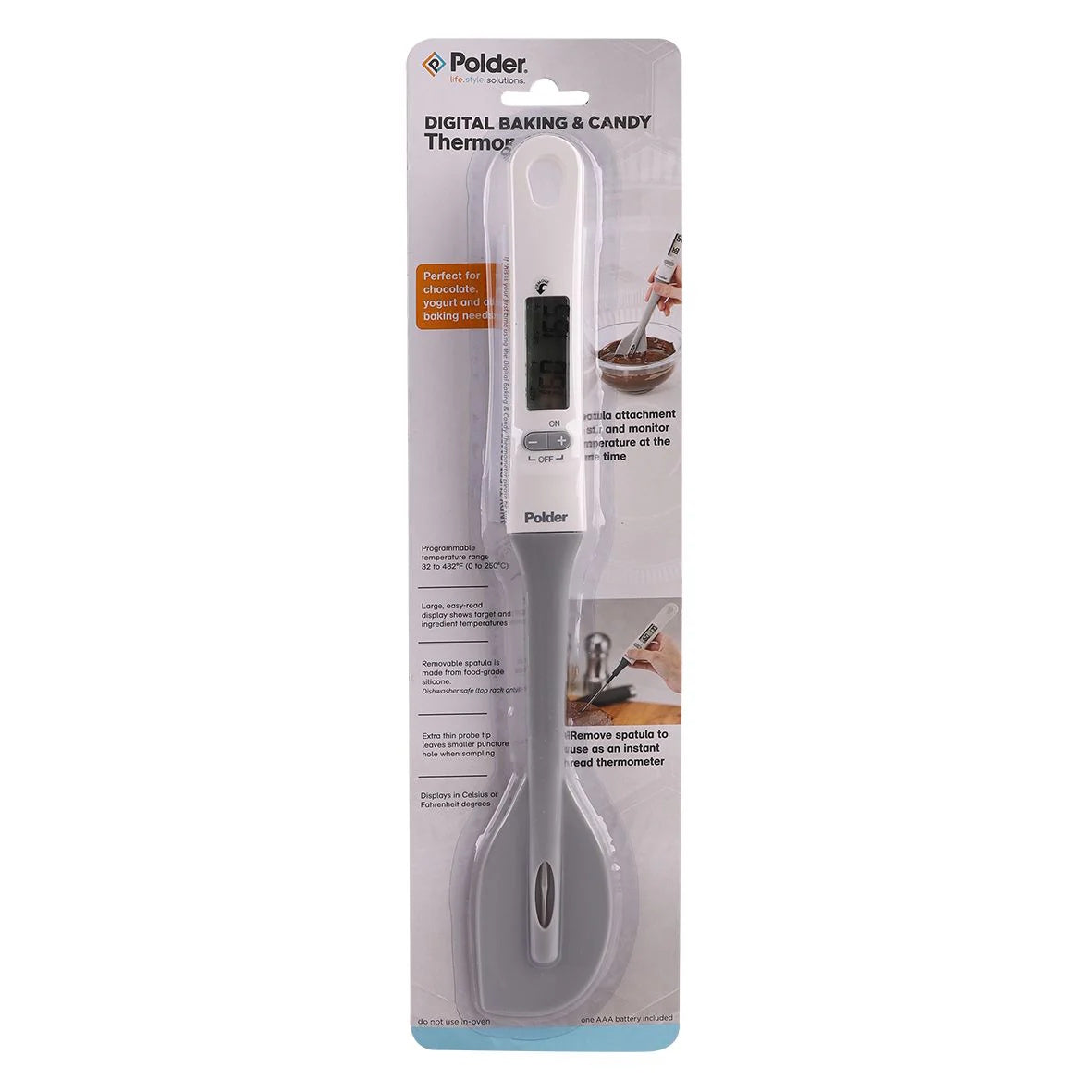 Polder Digital Baking & Candy Thermometer
