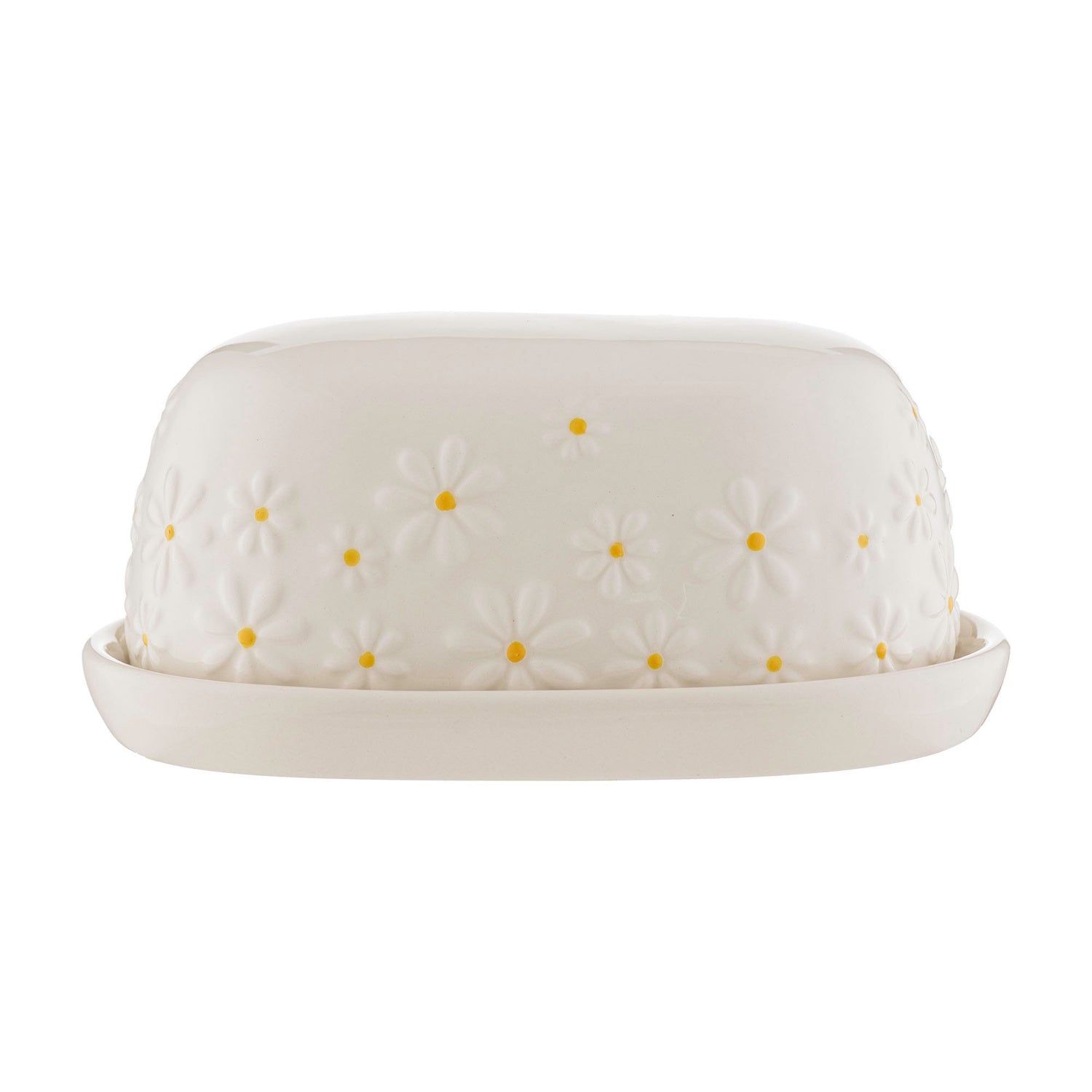 Price & Kensington Daisy Butter Dish 8 x 17.1 x 11.4cm