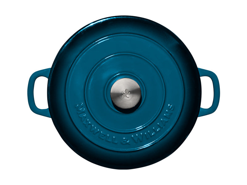 Maxwell & Williams Cast Iron Braiser Midnight Blue 27cm / 3.3L Gift Boxed
